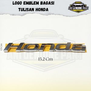 Logo Emblem Bagasi Tulisan Honda Original