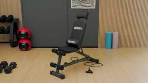 OneTwoFit Weightlifting Bench Dumbbell Fitness Chair 6-Level Height Adjustable Seat Exercise Bench Dumbbell