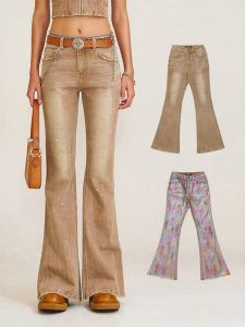 SMFK | Tailored Flared Jeans Tapered Mid Waist