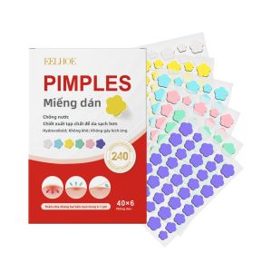 240 Miếng Dán Trị Mụn Axit Salicylic Hình Sao & Trái Tim Chất Liệu Hydrocolloid Trong Suốt Che Mụn Điều Trị Tại Chỗ Dành Cho Thanh Thiếu Niên