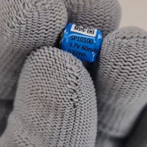 Pin Lipo Trụ 3.7V 95100 10100 60mAh cho Tai Nghe Bluetooth Máy Trợ Thính Micro Trợ Giảng ICR10100 ICR95100. đường kính 10mm. Pin đũa Pin Ống