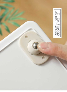 WE 3864 = 万向滑轮 Universal Pulley ☞ 1 box of 4 pcs 粘贴式滚珠滑轮