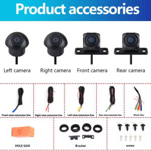 360° Panoramic Camera AHD1080P HD Rear / Front / Left / Right 360 Panoramic Accessories for Car android Radio multimedia