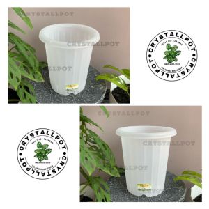 pot bunga tanaman tinggi yogap YPT 17 BENING TRANSPARAN - bahan tebal