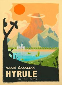 Zeldas Link Legend Video Game Poster Canvas Painting Poster and Prints Wall Art Pictures for Modern Bedroom Game Room Home Decor