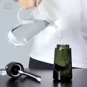 16oz/470ml Olive Oil Dispenser for Kitchen with Stickers - 2 in 1 Olive Oil Sprayer for Cooking Air Fryer and Salad