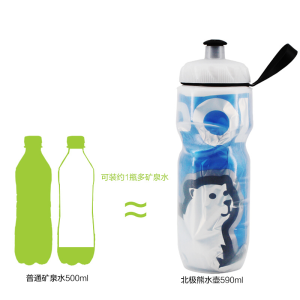 Polar Bottle Cycling Water Bottle Sport Squeeze Ice Cooling Road Single Bike Cycling Cup Plastic Straight Drinking 0.7L Capacity