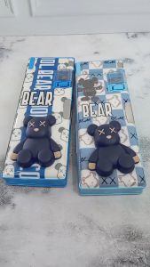 Kotak Pensil Timbul Bear 3 Dimensi Squishy Pensil Case Magnet