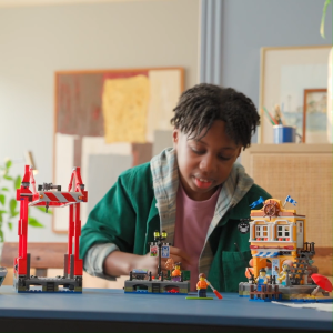 LEGO® City Seaside Harbour with Cargo Ship Toy 60422
