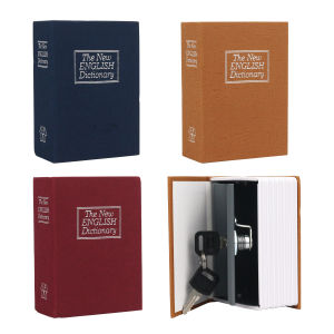 กล่องเก็บรหัสผ่านล็อคหนังสือสร้างสรรค์ ปกหนังสือจําลอง กระป๋องออมทรัพย์ ตู้เก็บเงินสดป้องกันการโจรกรรมที่บ้าน