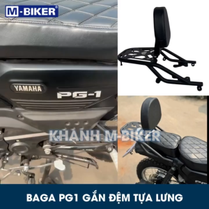 Baga PG1 gắn tựa lưng Đệm tựa lưng gắn baga sau Yamaha PG1 chính hãng MBIKER