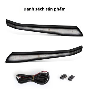 Đèn Lưới Tản Nhiệt LED DRL Xi Nhan Tích Hợp Đèn Chạy Ban Ngày Trắng Vàng Hai Chức Năng Cho Xe Subaru Crosstrek 2023-2025
