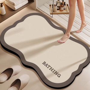 VIKAMA minimalist bathroom carpet absorbent anti slip quick drying foot pad bathroom entrance door mat