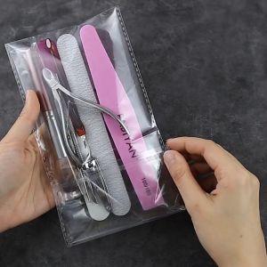 1 set 4/7 pcs alat manicure kutikula pendorong nipper alat manikur