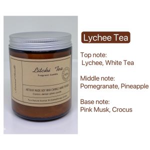 [200g]Soy Wax Classic Brown Glass Candle Jar Scented Aromatherapy Candle Stress Relief and Relax