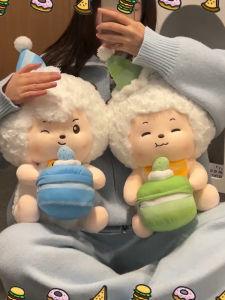 ของขวัญวันเกิดหมีนุ่มรูปไอยราและแก้วตาข่ายสัตว์ตุ๊กตาตุ๊กตาหมีนุ่มนอนในช่วงฤดูร้อนที่อบอุ่นและอบอุ่น