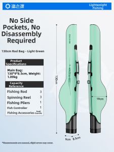 YUZHIYUAN | Lure Fishing Rod Bag For Sea Rod With Easy Wheel Access