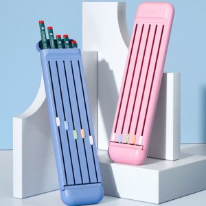 กล่องดินสอครบชุด กล่องดินสอเนกประสงค์ ชุดเครื่องเขียนดินสอ ดินสอ ไม้บรรทัด ยางลบ กล่องใส่เครื่องเขียน ชุดกล่องดินสอ