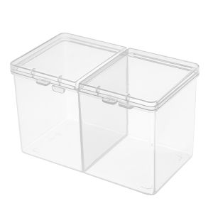 MRUN | Transparent Dust-proof Organizer Box for Small Parts and Hardware