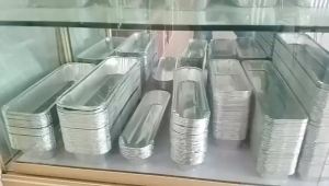 10 PCS Tray Aluminium Foil Petak Besar Ukuran 16 x 14 CM / Loyang Alumunium Foil tipe 4270 + Tutupan Alumunium Foil