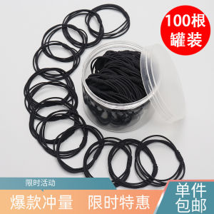 High Elasticity Black Hair Ties for Women Hair Bands Hair Accessories Hair Bands with Black Elastic Bands Hair Knots
