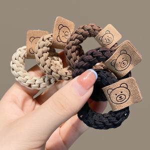 5/12pcs Color Hair Rope for women High Elasticity Thickened Versatile Simple Scrunchies Hair-Friendly Fashion girl Hair Ties