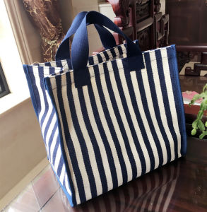 Large Capacity Canvas Handbag Portable Waterproof Eco-friendly Shopping Bag Single Shoulder Travel Bag for Women Outdoor Outing