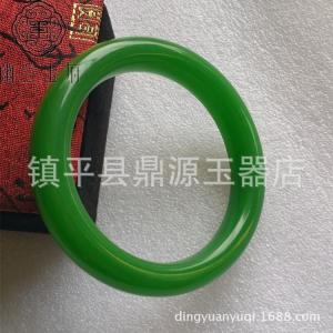 Glass Imitation Jade Bracelet Ladys Spinach Green Design Home Fashion Jewelry Gift Bracelet Turquoise Color Womens Accessory