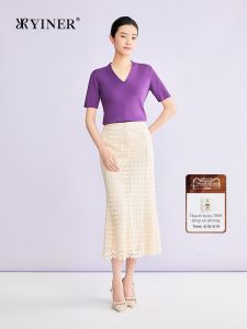 YINER | Slimming V-Neck Textured Stylish Knitwear