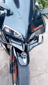 【24H Ship】ABS Front Fairing Winglets Aerodynamic ProtectionsGuard Cover Motorcycle Decors