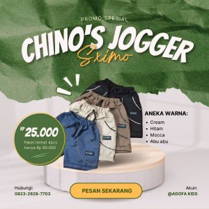 celana anak - celana chino - chino anak pendek termurah 1-10 thn - keren - berkualitas