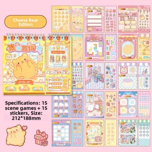 Stress Relief Intellectual Development Sticker Book DIY Handmade Decorative Album