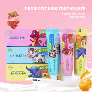 60G Children Toothpaste Strawberrie Orange Flavors 2-13 Years Child Toothpaste