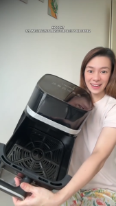 HODEKT Multi-Functional Air Fryer 12L Smart Touch With Viewable Window NonStick Liner for Whole Family