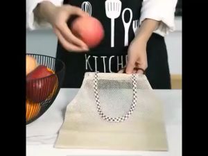 Túi lưới đựng hành tỏi củ quả giỏ có quai treo đựng đồ đa năng - giadunggiare.vn