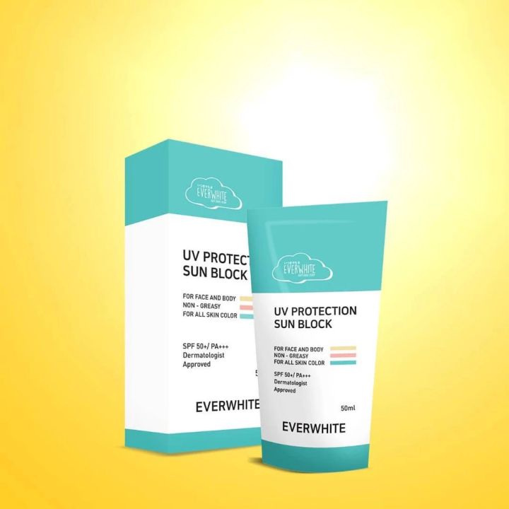 Everwhite Sunscreen SPF 50 +/ PA +++ 50 mL | Lazada PH