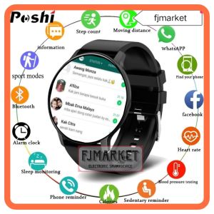 JAM HP ANDROID D18 SMARTWATCH 4G BISA WHATSAPP KESEHATAN ANTI AIR WHATSAPP TLFN SMS MUSIK KAMERA BLUETOOTH PEEDOMETER DETAK JANTUNG LARI APLIKASI PRIA WANITA H8 Y68 FD68 U9 DZ09