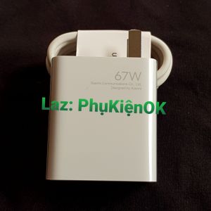 Bộ sạc nhanh 67W Máy tính bảng XIAOMI Pad 5Pro Pad 6Pro... cáp Type-C 6A