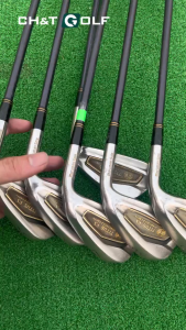 Bộ gậy golf sắt nữ Majesty x Maruman Titus VS 9 cây 3456789SwPwAw Flex R-BL sáng đẹp