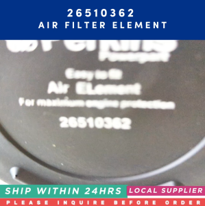 AIR FILTER ELEMENT 26510362 901-046 915-660 [LOCAL STOCK. SHIP IN 24HRS] FOR PERKINS&FG WILSON COMPATIBLE AF25539 RS3954 32/925348 P772578