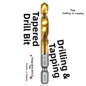 Three-In-One Integrated Spiral Thread Reamer Tap Drill Bit Hole Punch Self-Tapping Screw Special Purpose M3 Home Decor Lighting