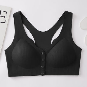 MiiOW | Maternity Nursing Underwear Front Button Gathered Anti-Sagging Side Breast Reduction Large Size Bra For Pregnancy And Nursing