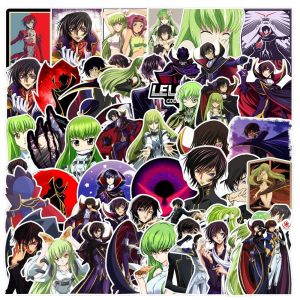 Bandai | 1 Pack Anime Sticker CODE GEASS Lelouch of the Rebellion Action Figures C.C. Character Model Decorative Supplies Gift Toy