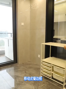 Mobile Kitchen Trolley Large Capacity Cabinet Side Cabinets Extension With Wheels Kitchen Organizer Movable Multi Layer Carts