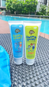 จัสท์ เจนเทิล สวิม & สปอร์ต🏀⚽️แชมพู & บอดี้ วอช (Just Gentle Swim & Sport) - Cotton Bloom