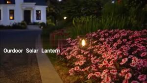 1/2/4PCS Solar Hanging Lantern Warm White Outdoor Waterproof Sensor Solar Power Light for Yard Garden Porch Decor Hanging Design
