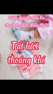 [Hoàn Tiền 6%] Set 5 đôi tất lưới cổ thấp Kid Sock điều hòa cho bé từ 0-3 tuổi mesocshop