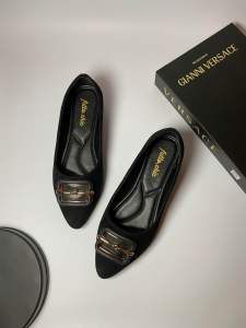 Futto.chic sepatuflatshoes wanita cantik bludru swit DD03