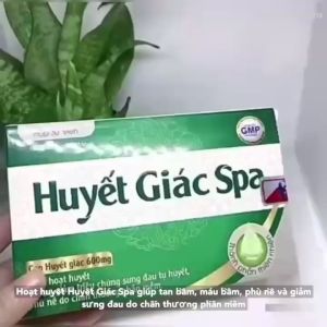 Hoạt huyết Huyết Giác Spa giúp tan bầm máu bầm phù nề và giảm sưng đau do chấn thương phần mềm - Green Pharma