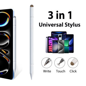 3 in 1 Universal Magnetic Stylus Pen For iPad Samsung Xiaomi Huawei Tablet Touch Pencil For iOS Android Drawing Pens Accessories